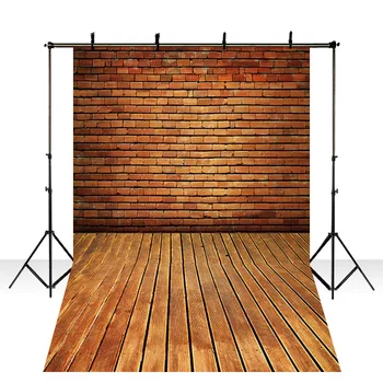 

DAWNKNOW Wall Vinyl Photography Background For Brown Brick Wall Wedding Photo Shoot Backdrop For Newborn Photo Studio lv1313