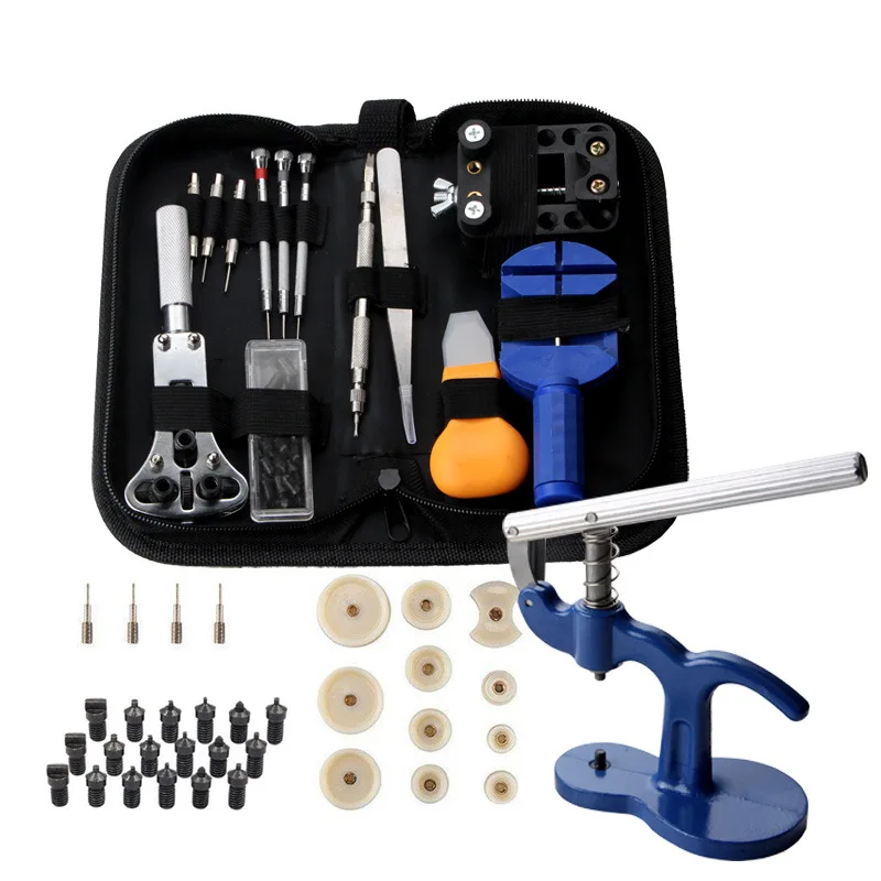 

Watch Maintenance Open Back Cover Split Watch Strap Maker Repair Watch Tool Kit Package 43 Pieces Clock Maintenance Kit Set