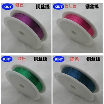 

10pcs/lot Copper Wire 0.6-0.8mm String Beads Thread Crystal Wire Metal Wire DIY Jewelry Winding Line