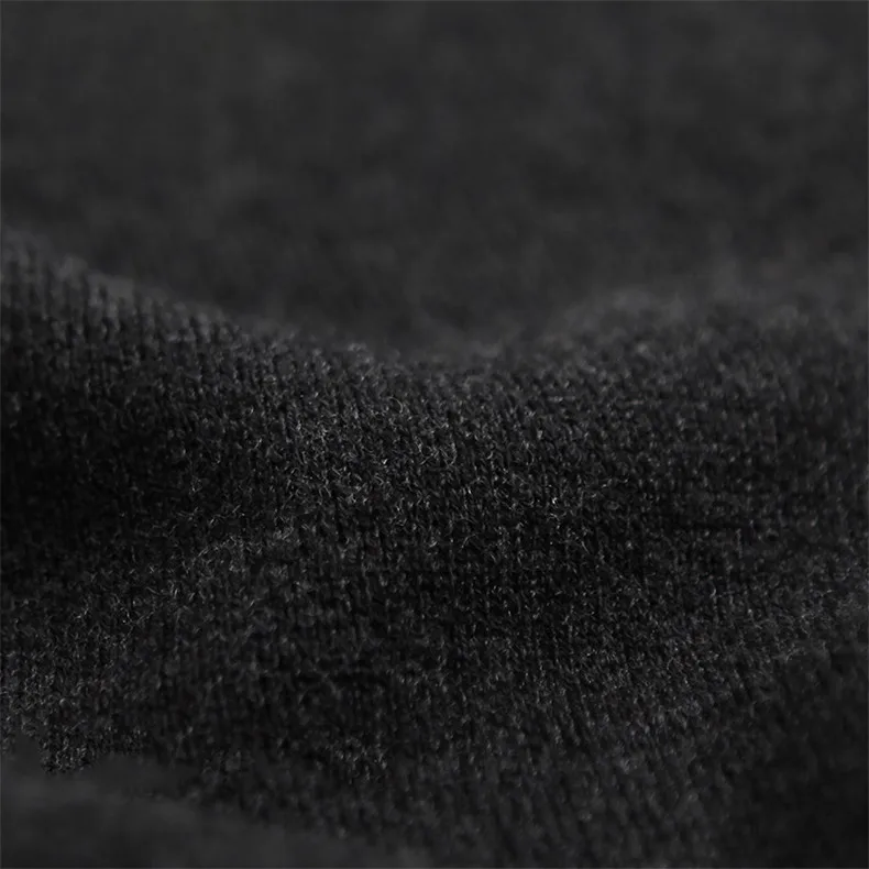 Slim Sweater Pollovers Men Casual Cotton Sweater Jumper Pullover Male Business V-Neck Knitwear Jersey Man Plus Size 4XL Black 10