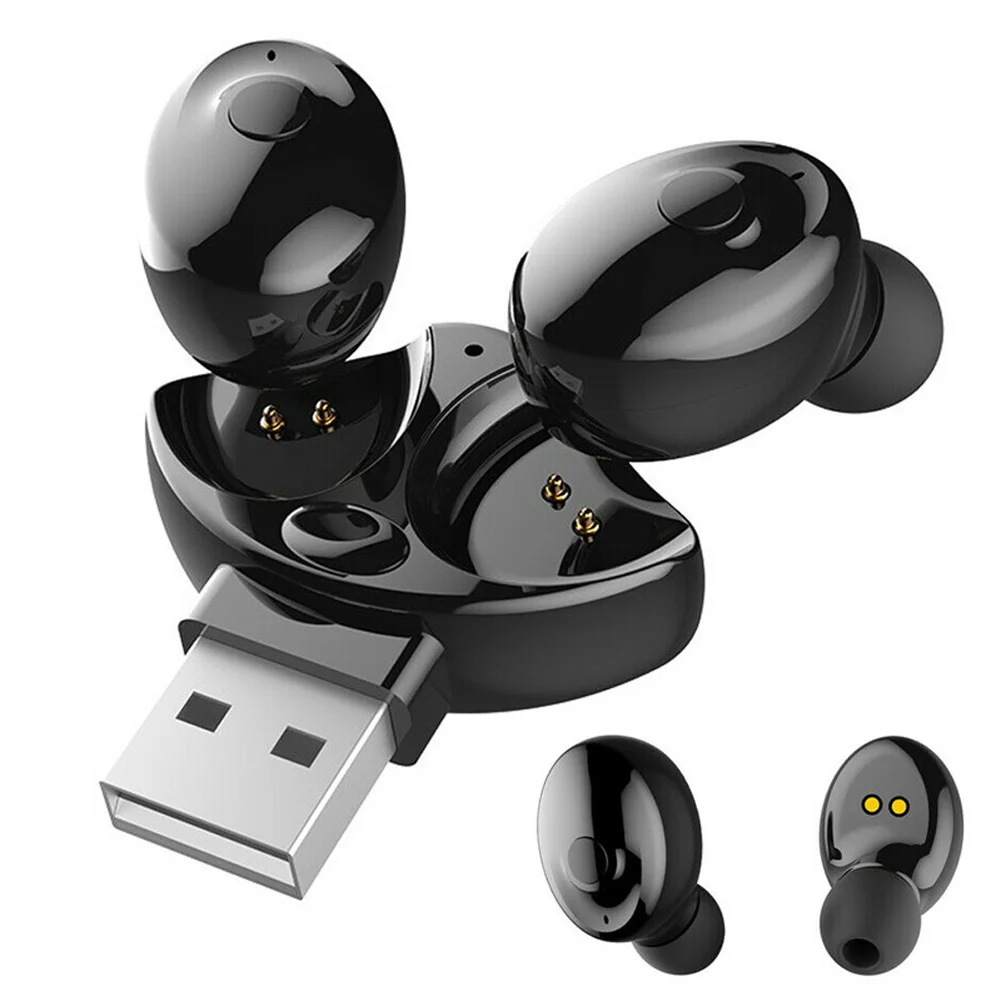 Bluetooth 5 0 Earbuds TWS Wireless Earphones Waterproof IPX5 Mini Stereo Headset DU55
