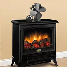 Тепловая плита вентилятор для камина теплый воздух для дерева горелка бревна домашнего эффективного распределения тепла