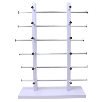 

White Sunglasses Eye Glasses Rack Display Counter Stand Holder 3/4/5/6-Layer