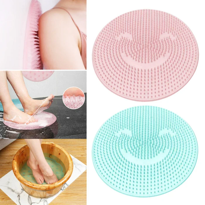 Силиконовая ванна массажная подушка щетка противоскользящая для ленивых мытья ног чистая омертвевшая кожа ванная комната SDFA88