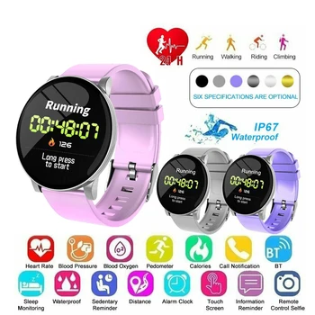 

Smart Watch Men Women Fitness Tracker Bracelet Blood Pressure Activity Sport Wristband Blood oxygen Monitor Bluetooth Smartwatch