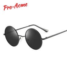 Pro Acme, Премиум класс, Классические, модные, поляризационные, круглые солнцезащитные очки для мужчин и женщин, Ретро стиль, зеркальное покрытие, солнцезащитные очки CC0877