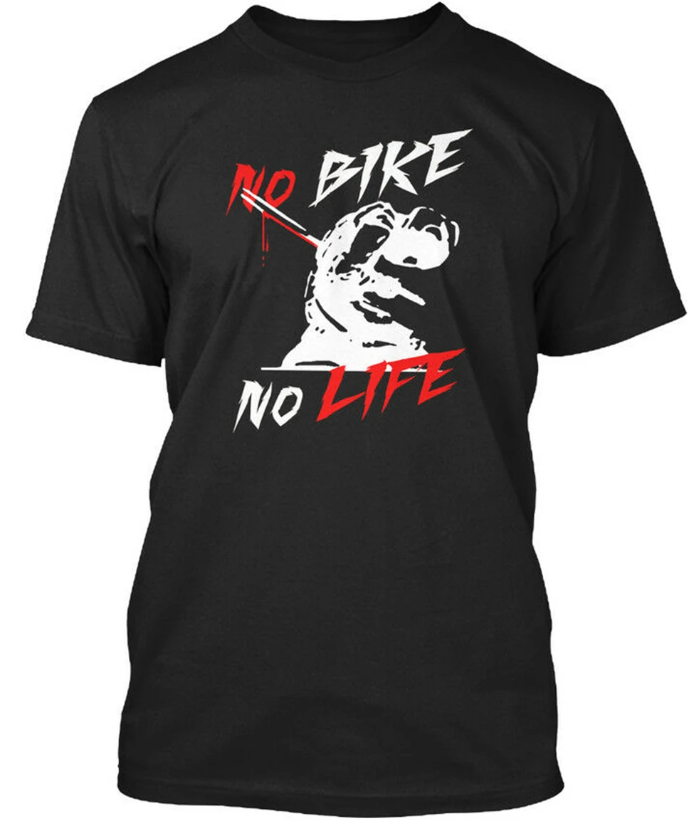 Футболка с принтом Bikelife No Bike Life дизайнерская футболка|Футболки| |