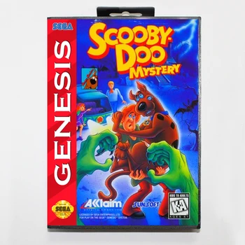 

Scooby Doo Mystery 16bit MD Game Card For Sega Mega Drive/ Genesis with Retail Box