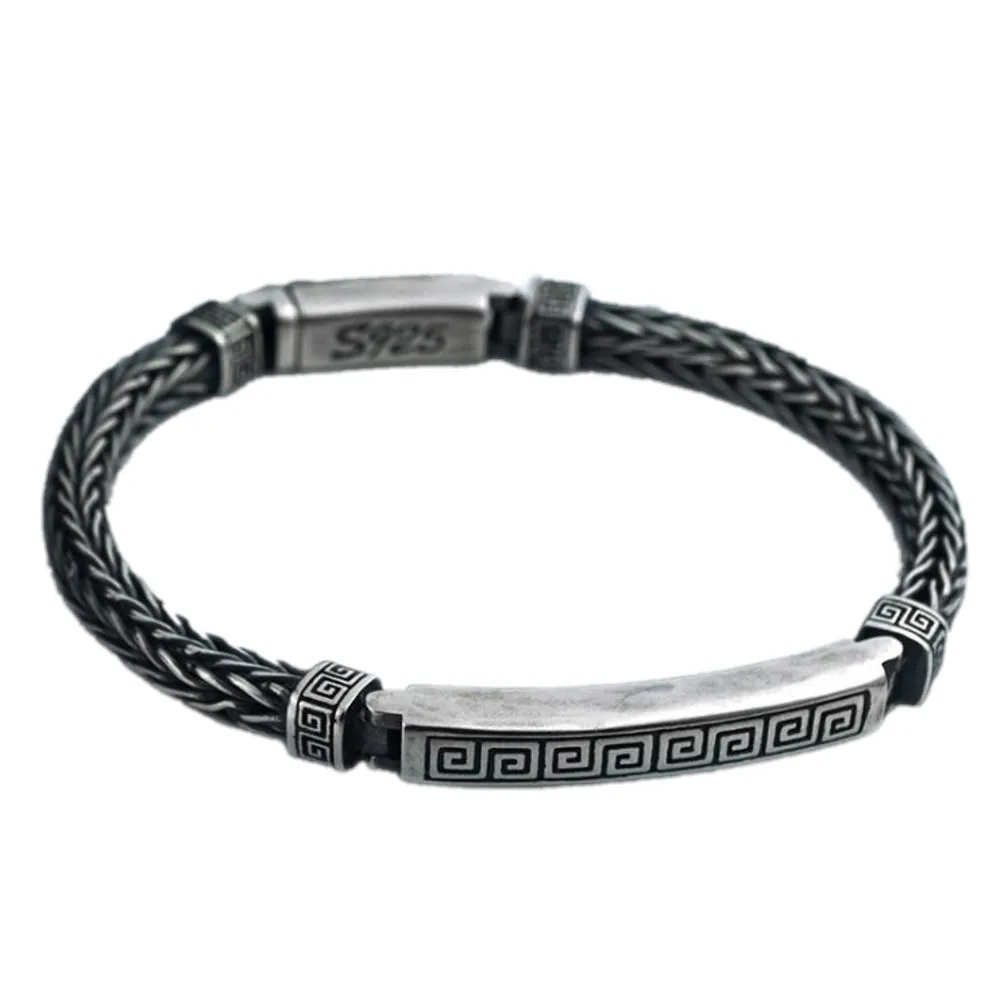 Men Real Thai Silver Jewelries | Thai Pure Silver Bracelet