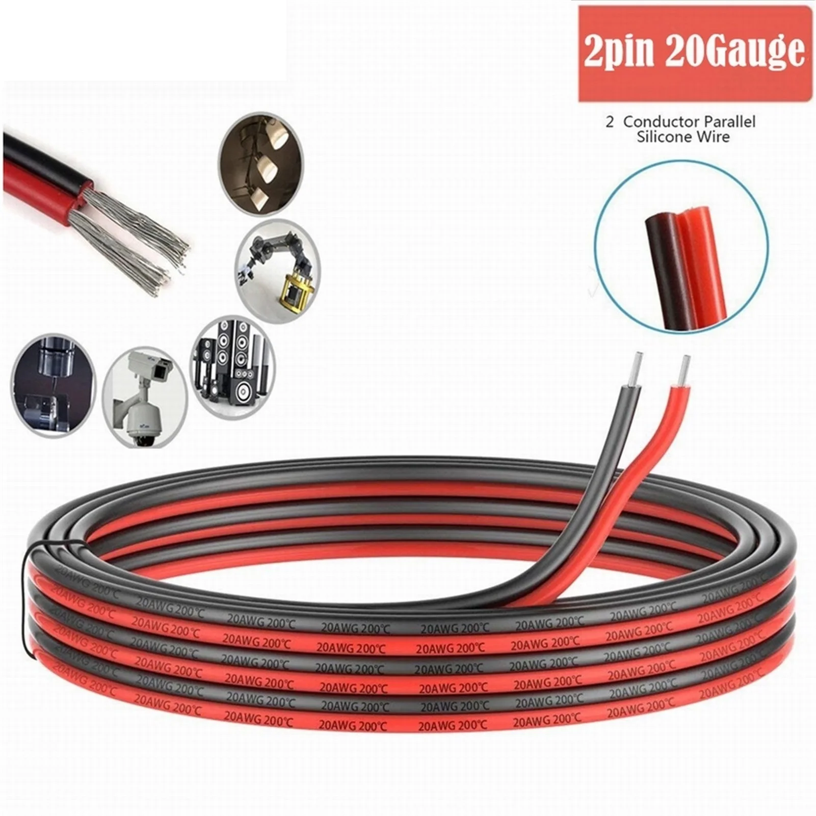 pinos cabo 20awg fio eletrico de silicone 02