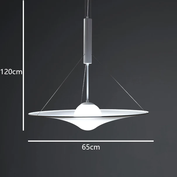 65cmx120cm Современные железные подвески из ткани лампы подвесной светодиодный светильник Гостиная Столовая бар Спальня Лофт домашний деко подвесной светильник - Цвет корпуса: 65cmx120cm