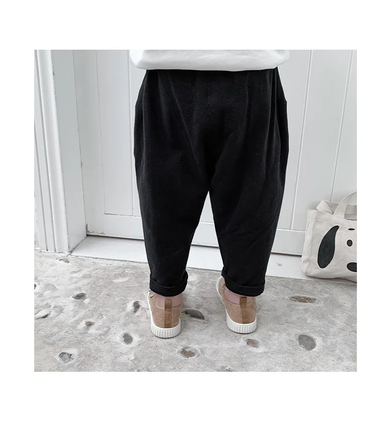 Baby Boy Pants Casual Harem Pants 1 2 3 4 5 6 Years Toddler Baby Autumn Trousers Elastic Waist Sweatpants Children Pants