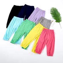 24 летние новые продукты, корейский стиль, легкие противомоскитные штаны для детей повседневные штаны удобные детские штаны для мальчиков и девочек