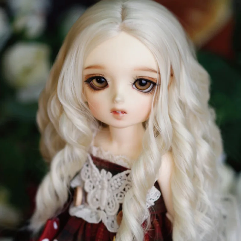 1/4 1/6 модный стиль Bjd SD кукольный парик высокотемпературный провод длинный