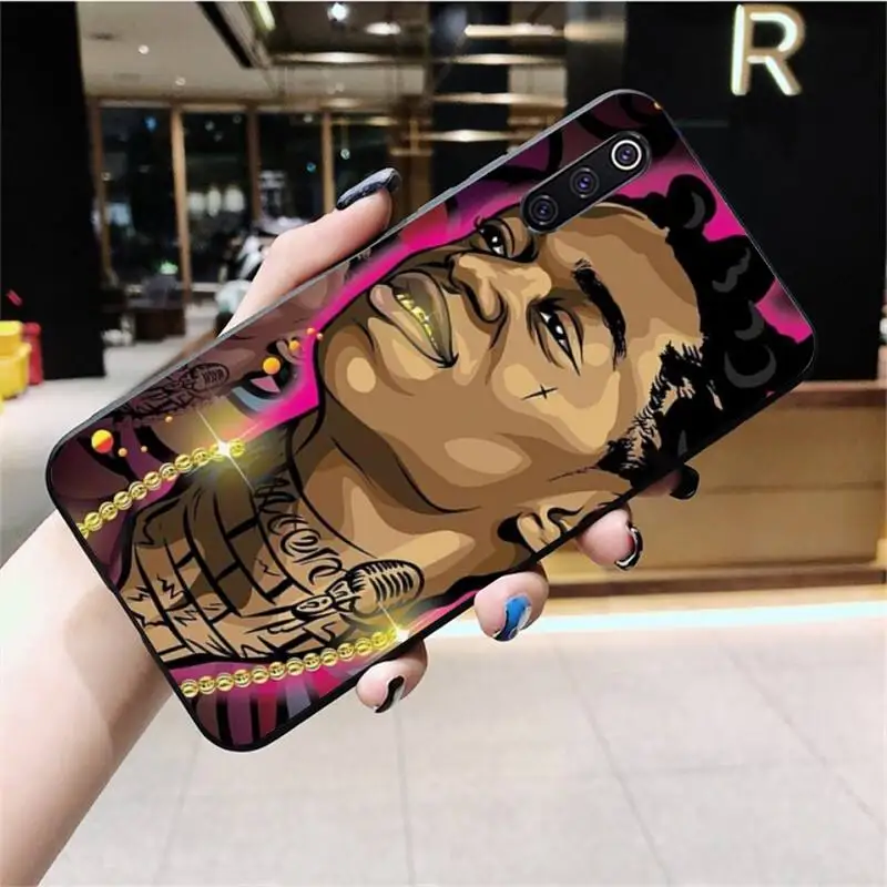 HPCHCJHM Kodak Black Rapper Custom Photo Soft Phone Case for Xiaomi Mi10 10Pro 10 lite Mi9 9SE 8SE Pocophone F1 Mi8 Lite