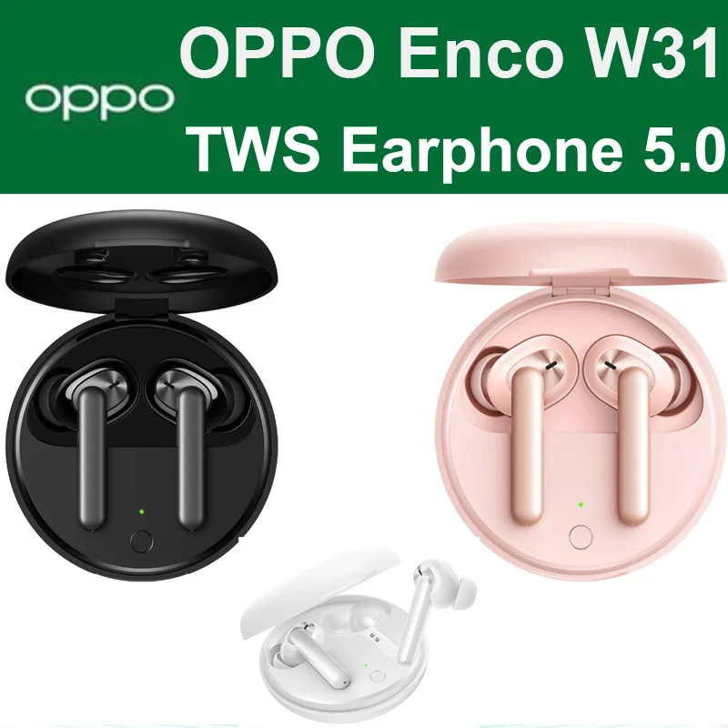 Оригинальные наушники OPPO Enco W31 TWS Buds с низкой задержкой настоящие беспроводные