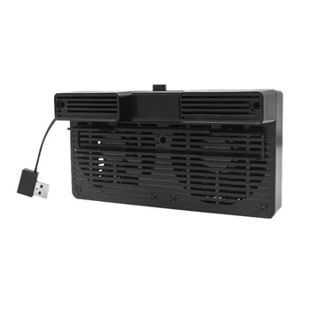 

2 Mode USB Bracket Base Station Radiator Double Cooling Fan Cooler Fan with Dustproof Back Cover for NS Switch Dock Set