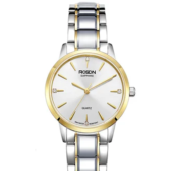 

ROSDN Luxury Brand Couple's Watches Japan MIYOTA GM10 Quartz Movement Women‘s Watch Waterproof Sapphire Ultra-thin Clock R3653W