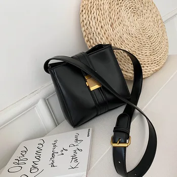 

European Retro Fashion Ladies Small Square bag New Quality PU Leather Women's Handbag Purse Ins Hot Shoulder Messenger Bags