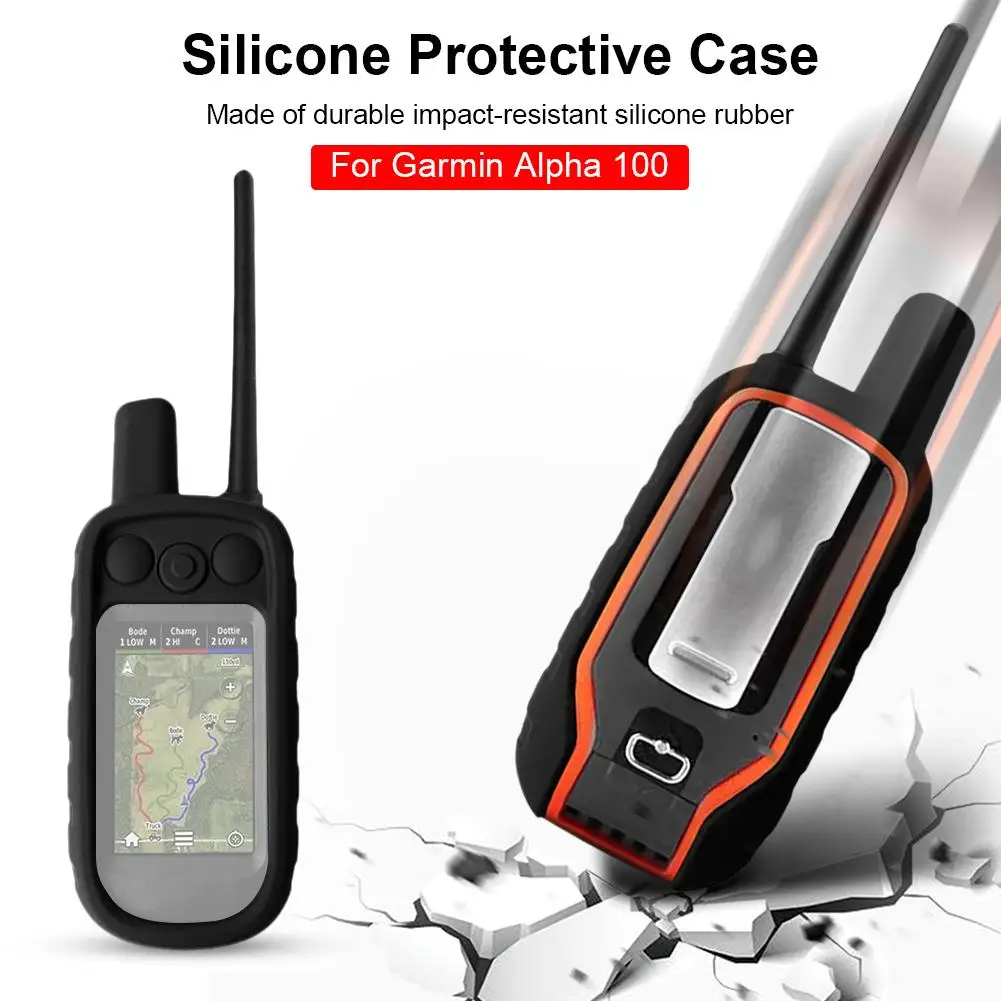 Защитный силиконовый чехол для Garmin Alpha 100 ручной GPS прочный мягкий тпу защитный