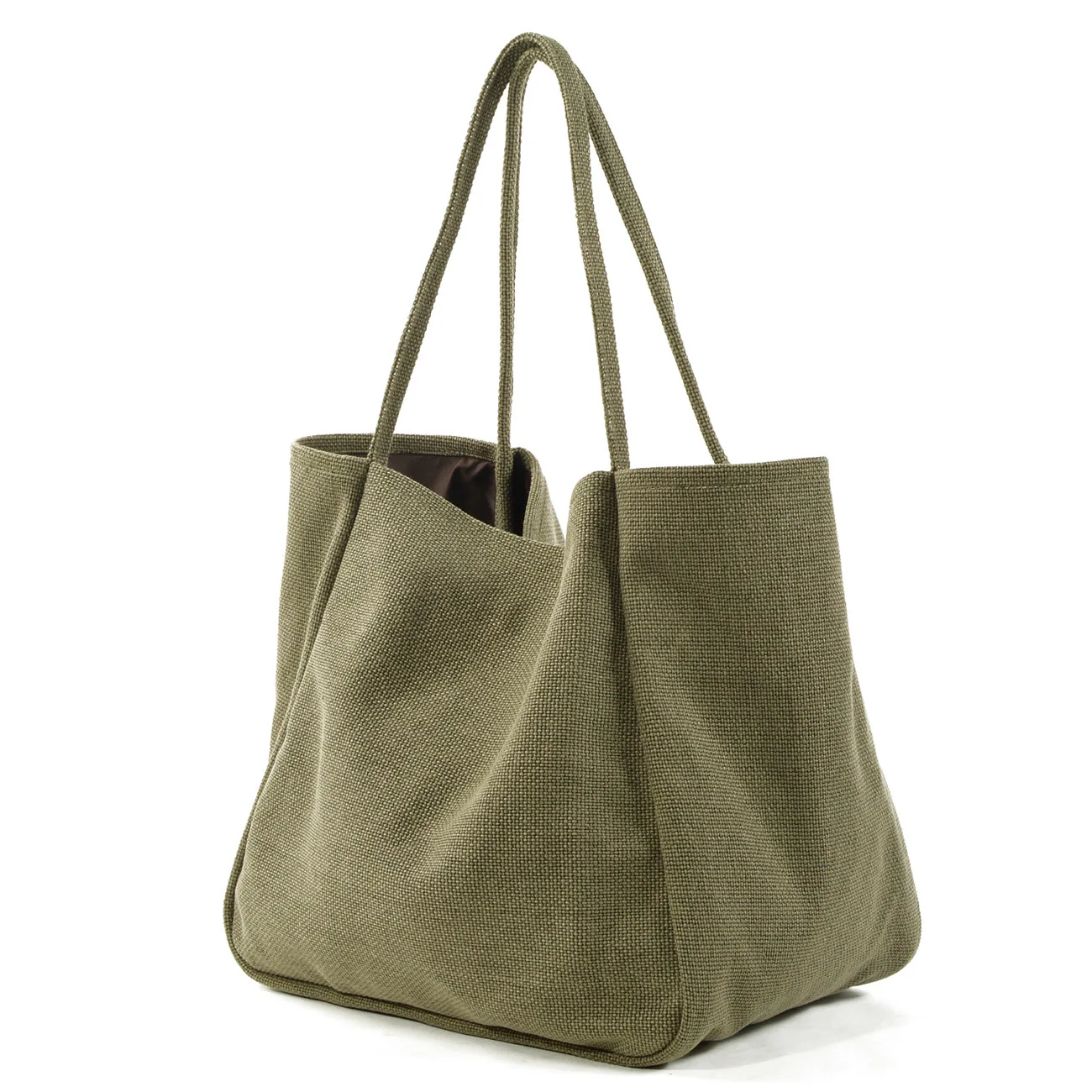 

Unisex Large-capacity Shoulder Bag Simple Handbag Men and Women Portable Shopping Bag