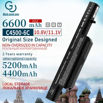 

Golooloo Battery For Clevo C4500BAT-6 C4500BAT 6 C4500BAT6 B4100M B4105 B5100M B5130M B7110 C4100 C4500 C4500Q C5100Q C5500Q