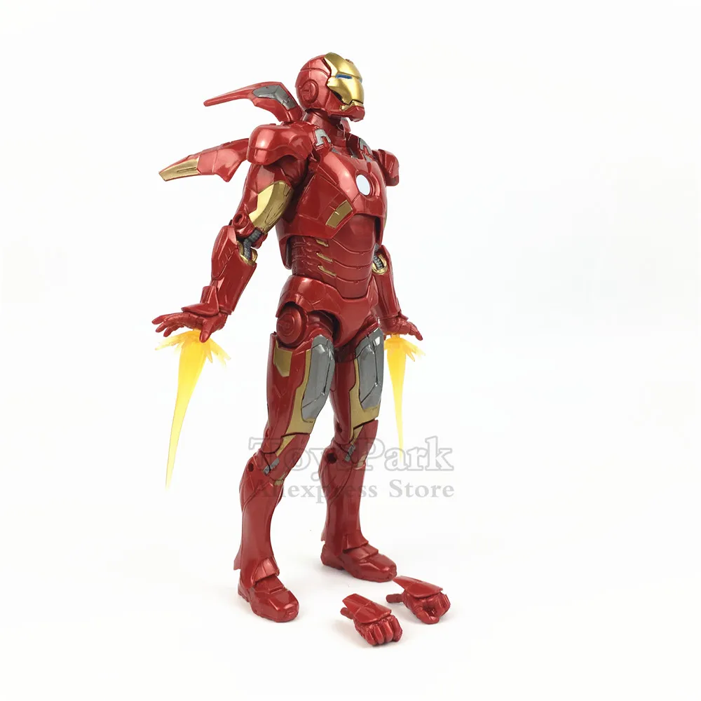 Marvel Legends 10th Anniversary Iron Man Mark VII 6 Action Figure Avengers Collectible by Ironmen Studios image 4