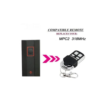 

1pcs MPC2 318MHZ replacement garage door remote high quality free shipping