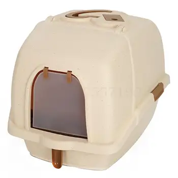 

Cat Litter Box Fully Enclosed Anti-spatter Extra Large Cat Toilet Large Space Deodorant Cat Litter Box Cat Poop Cat Supplies