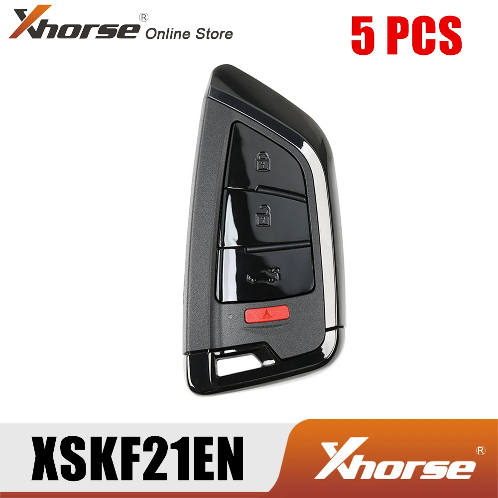 Xhorse XSKF21EN VVDI замечательный нож Style 4BTN 5 шт./лот| |
