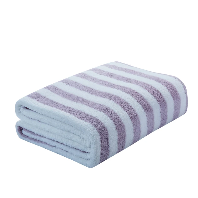 Полосатое банное полотенце для взрослых с бантиком, милое обернутое полотенце для сундуков, удобное впитывающее полотенце из микрофибры для девушек, спа, мягкое полотенце для тела - Цвет: J