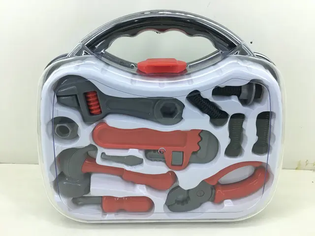 TOY CHOI'S Pretend Play Tool Set Toy Box 24 Pieces Construction Kit Outdoor Travel Preschool Gift for Kids Boys Girls Christmas 1