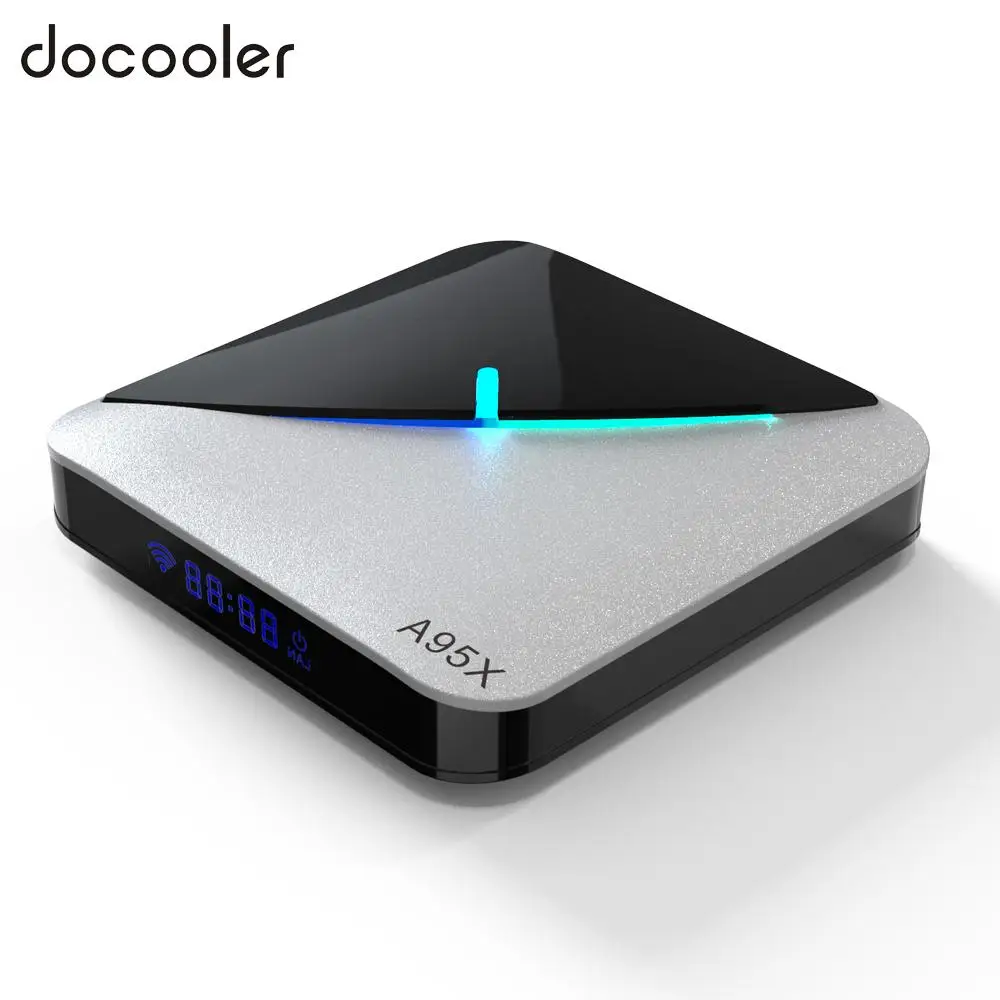A95X F3 AIR Smart TV Box RGB светильник Android 9 0 UHD 4K медиаплеер Amlogic S905X3 4 ГБ/64 Гб 2 4G/5G WiFi Bluetooth4.2