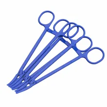 1 шт. медицинские пластиковые щипцы Hemostat с острыми кромками плоскогубцы хирургический хлопковый губчатый зажим Открытый Инструменты первой помощи