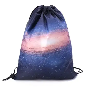 

Starry Sky Drawstring Backpack Sport Rucksack School Travel Hiking Shoulder Bags M5TE