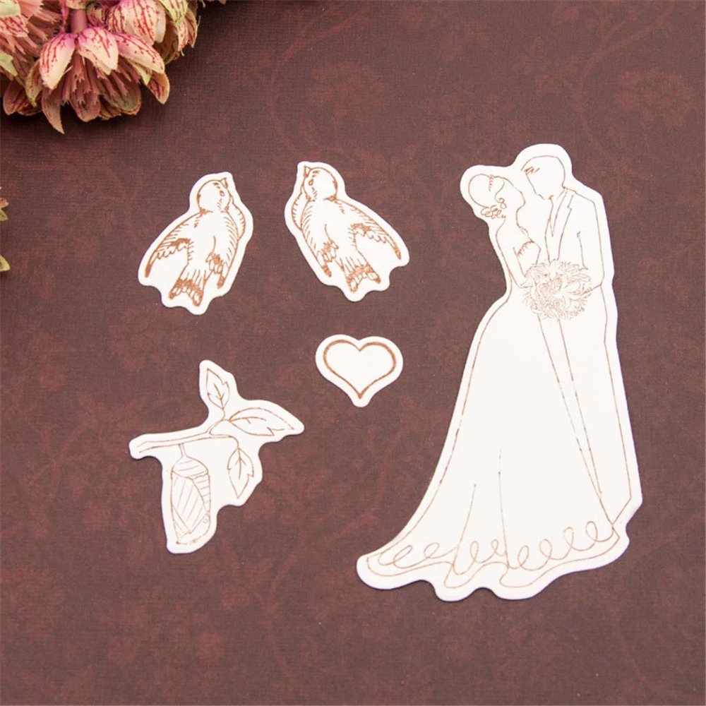 Wedding Metal Cutting Dies and Clear Stamps Set New 2020 Christmas Scrapbooking Make Card Album Craft Stencil Arrivals | Дом и сад