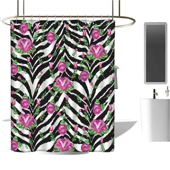 

Shower Window Curtain Waterproof Bathroom Shower Curtain