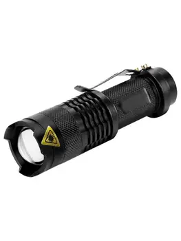 

Mini Flashlight Excellent Aluminum Alloy Water Resistance Focus Function Glare Torch For Outdoor Use