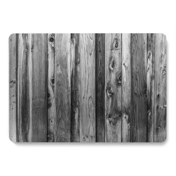 

Grey Wooden Pattern Laptop Case For Apple MacBook Pro Retina Air 11 12 13.3 15.4 inch new Pro cover shell