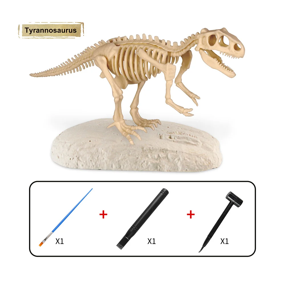 Novelty Dinosaur Fossil Model Set Jurassic Archaeological Education Toy Kids Toy 