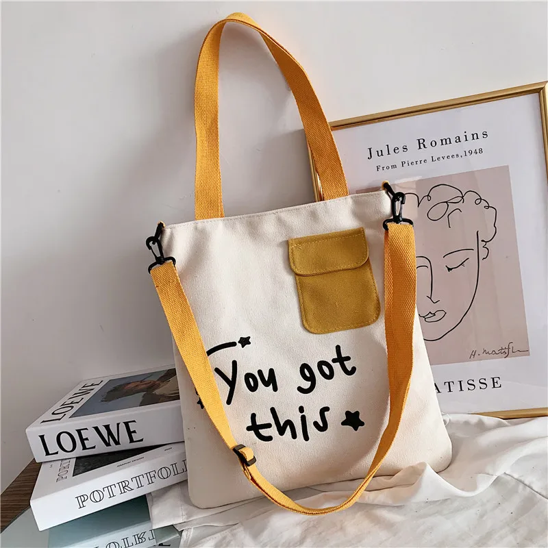 Large Canvas Tote Bags Women Designer Crossbody Bag Cloth Handbags Letter  Printing Logo From Worldcup_official, $27.55