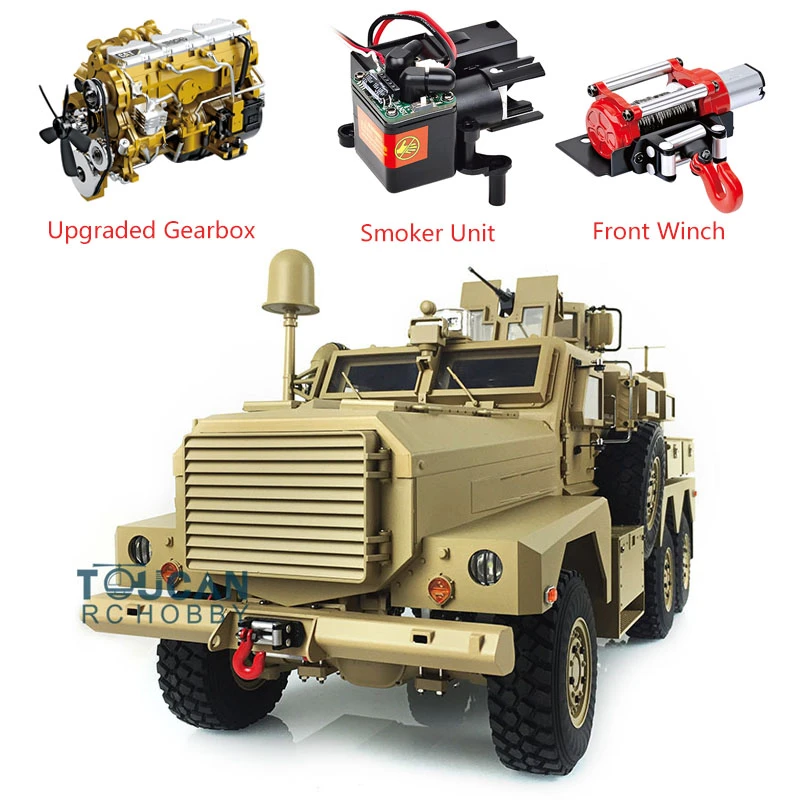 Hg 6x6 Mrap 1/12 Cougar Explosion Proof 