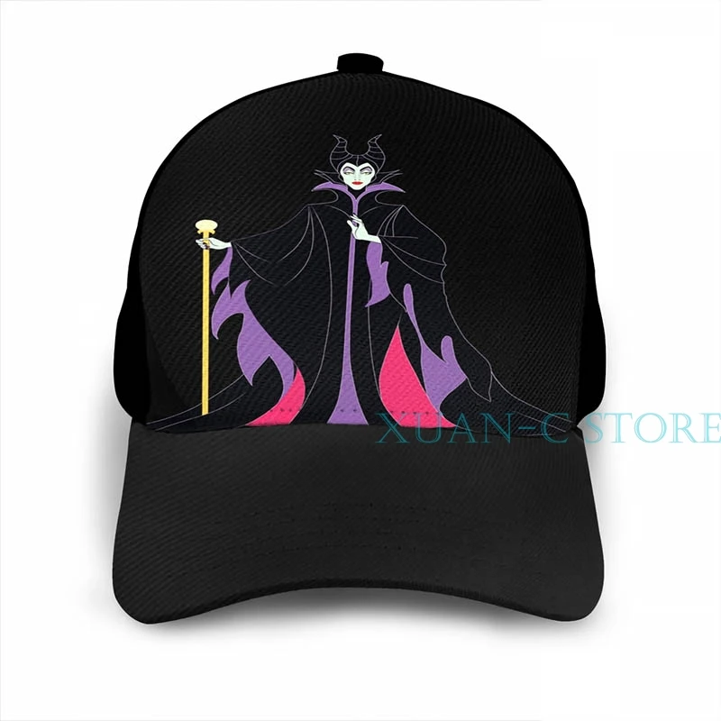 Maleficent баскетбольная кепка мужская и женская модная черная шляпа унисекс с принтом