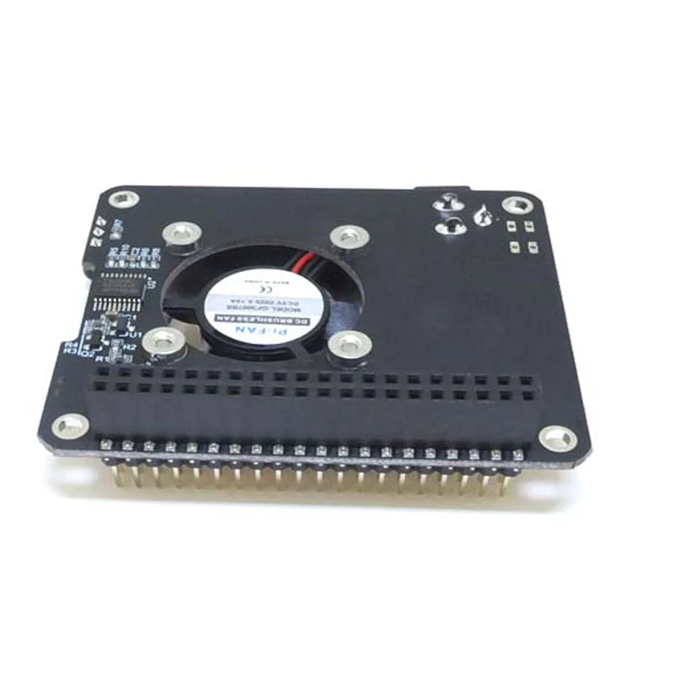 DockerPi плата питания для Raspberry Pi 4B& 3B+ и все платформы питания с безопасным отключением Авто охлаждающий вентилятор Плата расширения