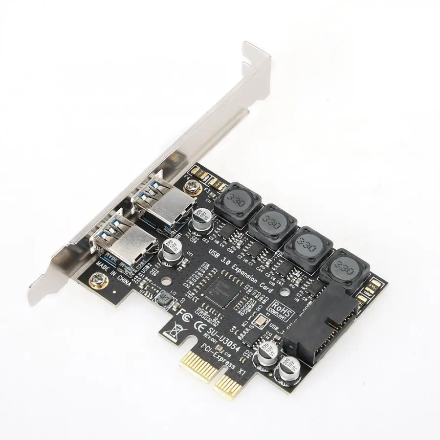 Настольный 4-портовый PCI-E на USB3.0 компьютер расширения адаптера для Windows/Vista