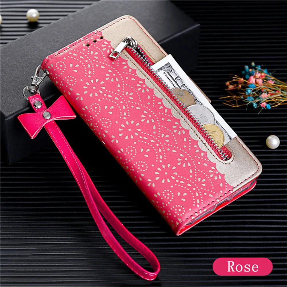 samsung cute phone cover Luxury Leather Case For Samsung Galaxy A5 J3 J5 J7 2017 A6 A7 A8 J4 J6 Plus 2018 Zipper Wallet Flip Card Slots Phone Cover Coque cute samsung phone case