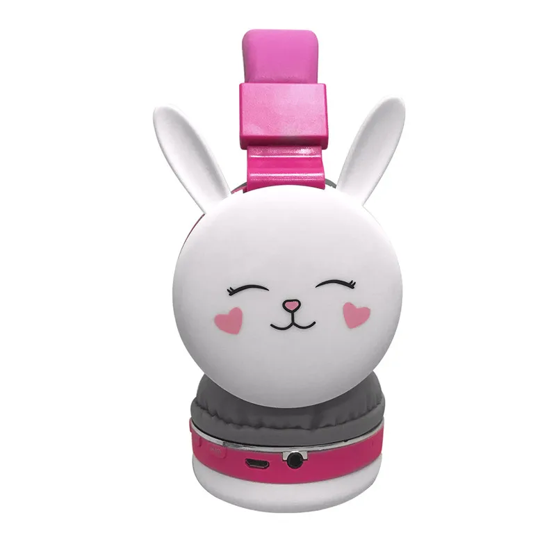 Cool Cartoon Bluetooth Headset 3D Black Cat Wireless Headphones Support FM Function Girl For iPhone Gift Music Stereo Headphones