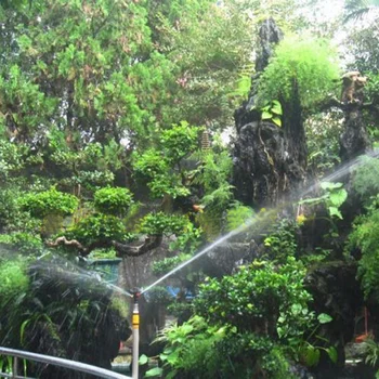 

10 Pcs Auto-Rotate Arm Nozzle 20Mm Male Thread Two Holes Not Adjustable Agriculture Irrigation Garden Lawn Sprinkler Water Mist