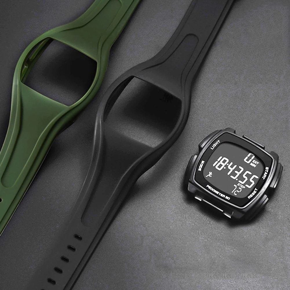 3D шагомер Будильник хронограф montre многофункциональные jam tangan pria мужские цифровые наручные часы водонепроницаемые новые Mas-culino Fashion Me