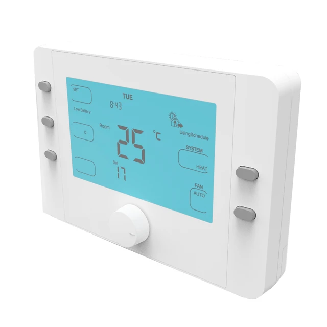 WIFI Smart Air Conditioning Thermostat Coolair For 3 Heat/2 Cool System Heat  Pump System Air Conditioner Thermostat battery 24V - AliExpress